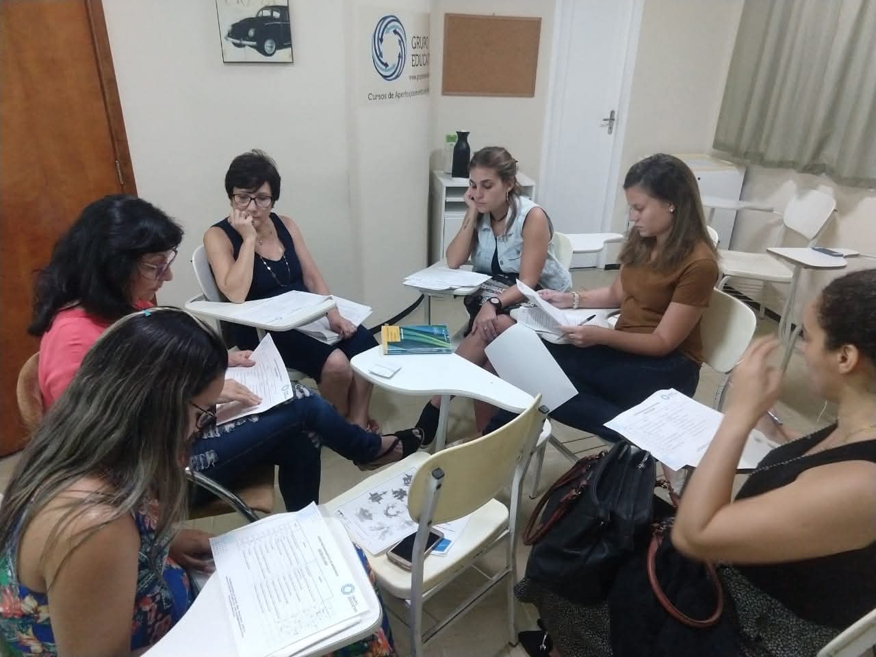Maria Angélica em supervisão acadêmica